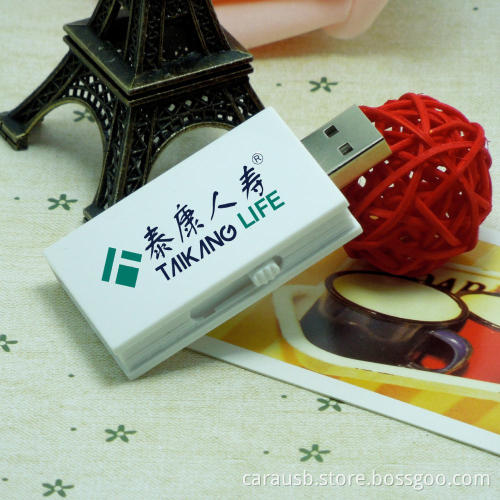 CaraUSB plastic books shape color customized gifts USB disk gifts Logo gifts printing industry